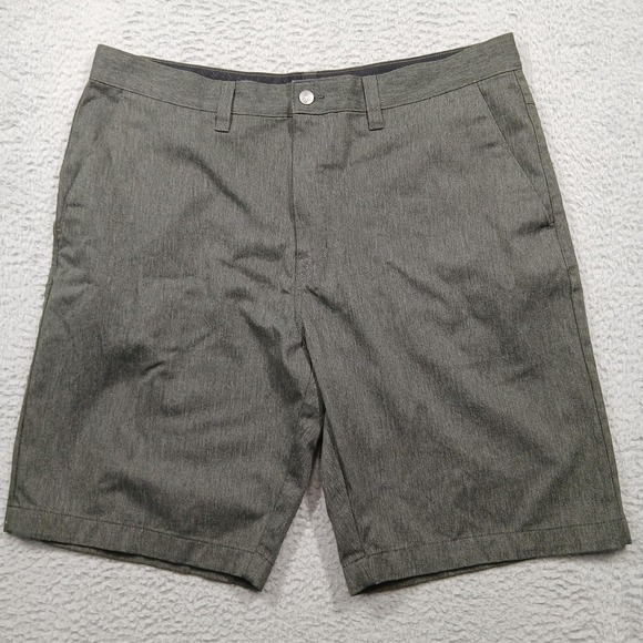 Volcom Shorts Mens 38 Gray Chino Walkshort Casual Pockets Zip Fly A0931950 - Picture 1 of 6